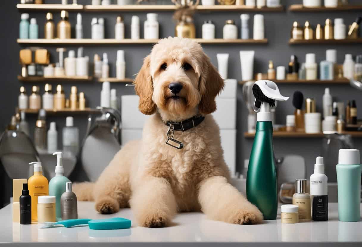 goldendoodle coat types and care grooming