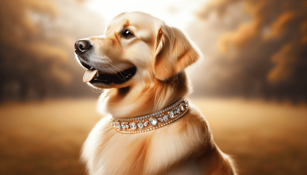 luxury dog collars golden retriever