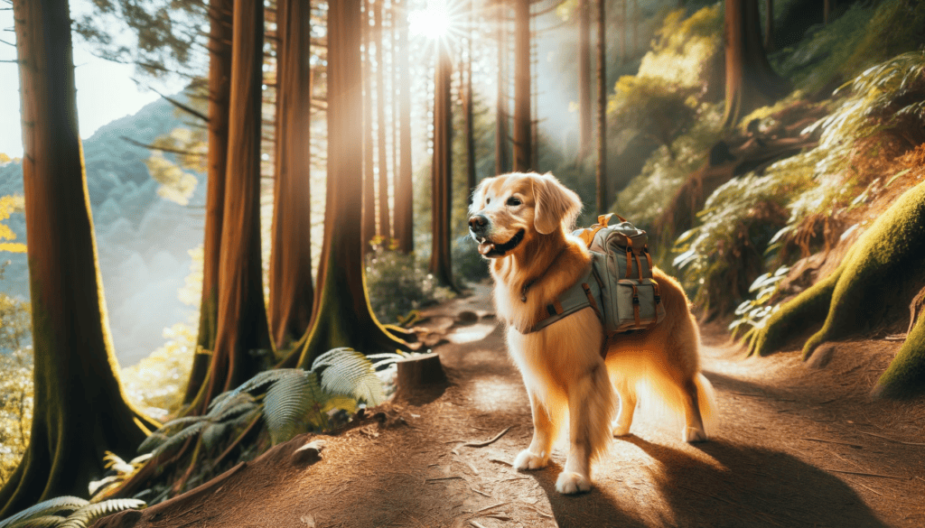 are golden retrievers good hiking dogs trail