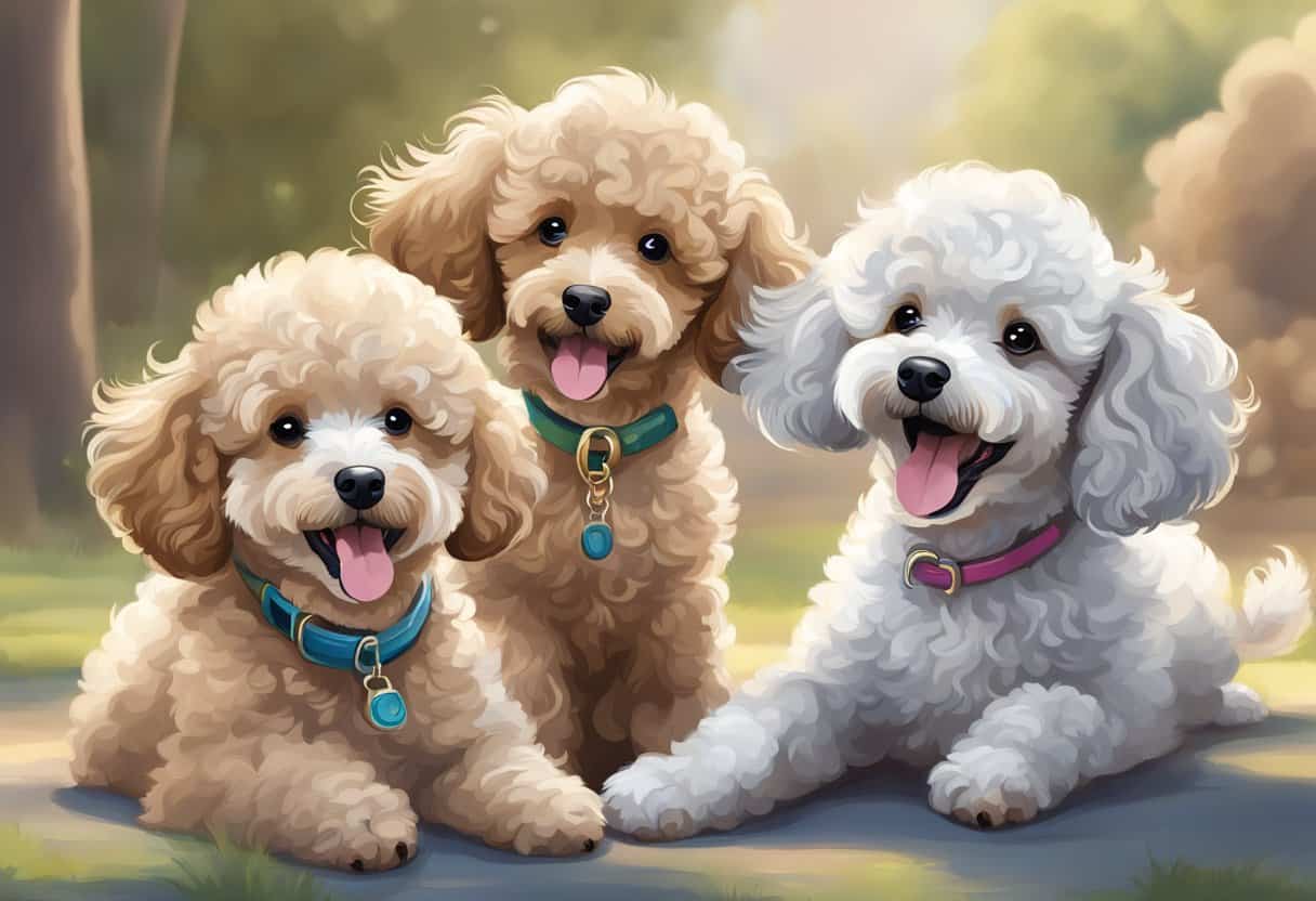are poodle puppies hyper behavior